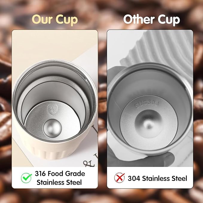 425ML Smart Thermos Bottle – Digital Temperature Display, Vacuum Insulated Hot & Cold Coffee Mug