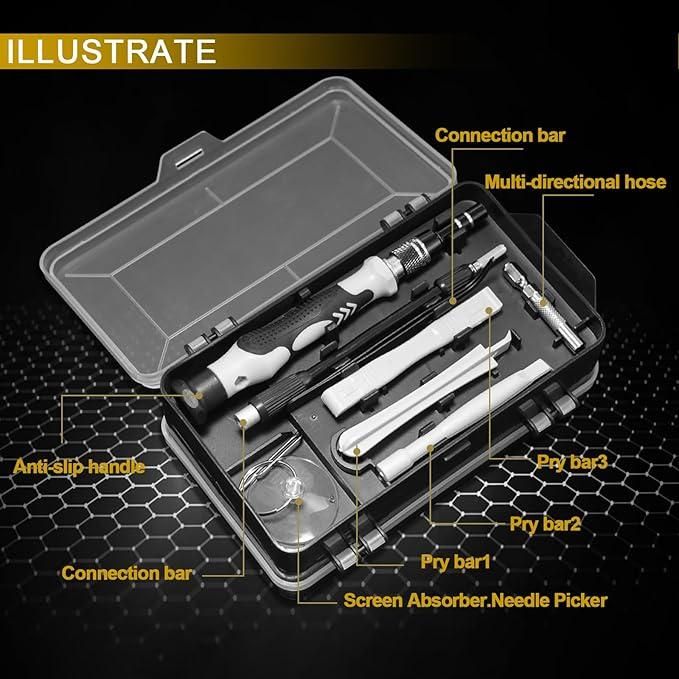 All-in-One 115-Piece Screwdriver Set – Portable Repair Kit for DIY, Electronics, and Household Use