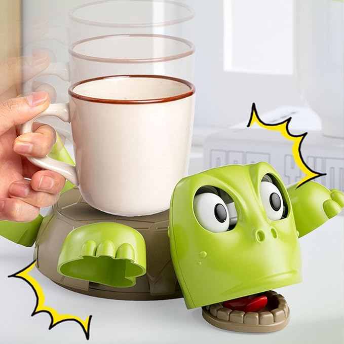 Turtle Coasters – Funny 3D Cup Holder Set for Home, Office & Car