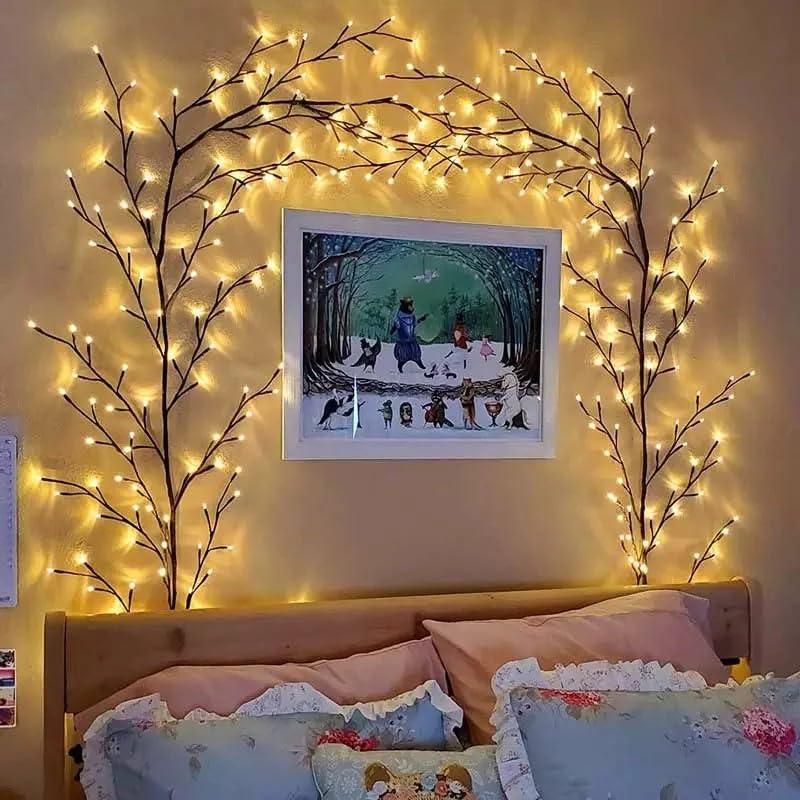 LED Tree Branch Light – Flexible Fairy Lights for Vases, Wall, and Table Decor