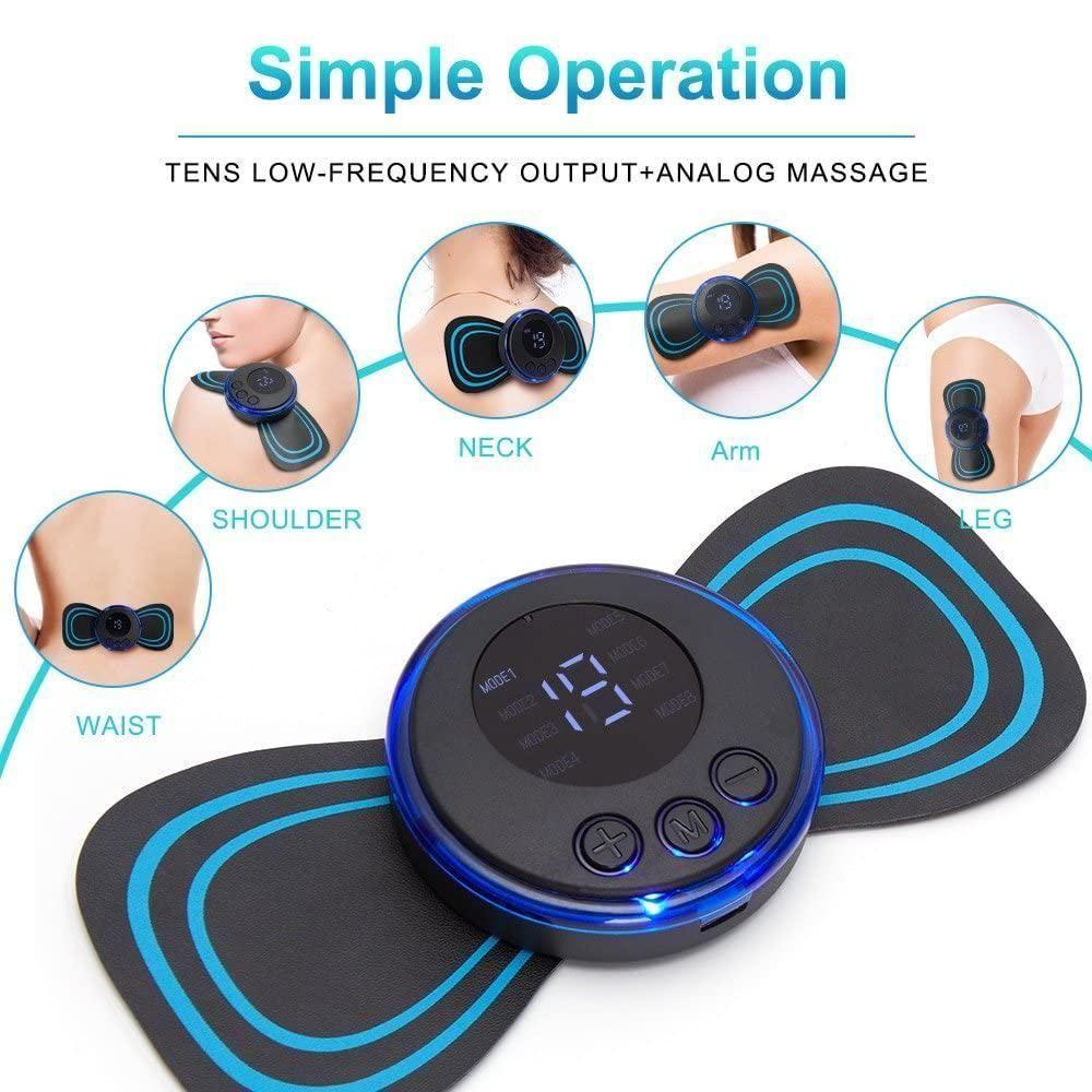 Mini Massager with 8 Modes & 19 Intensity Levels