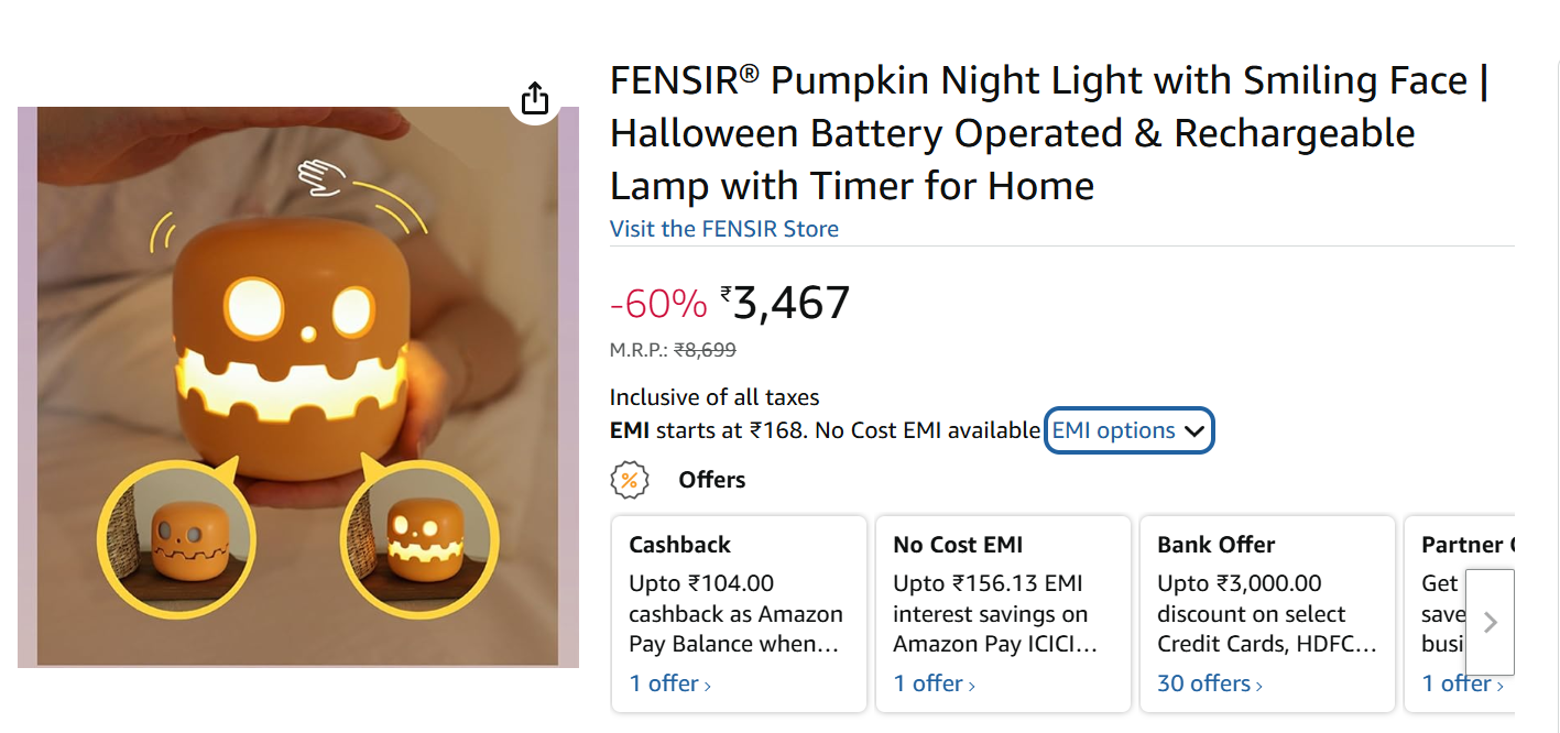 Pumpkin Lamp