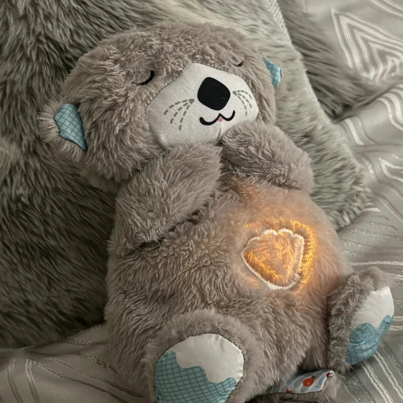 Breathing Teddy Bear with Soothing Music, Comfort Plush