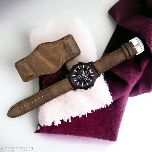 Lorenz Two-in-one detachable bracelet strap watch for Men | Watch for Boys (Brown) | MK-4027R