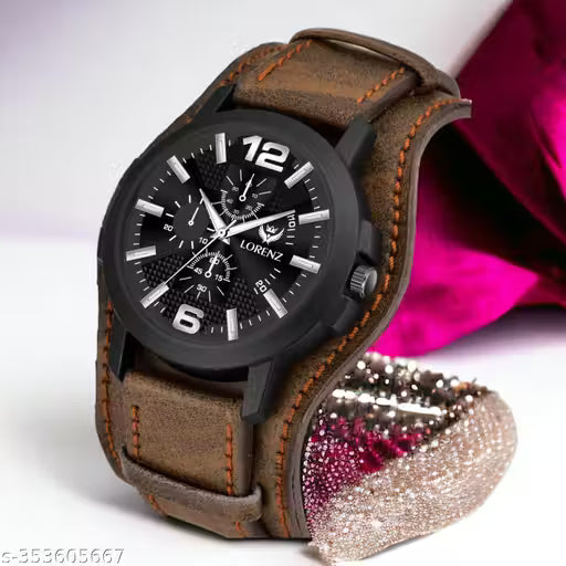 Lorenz Two-in-one detachable bracelet strap watch for Men | Watch for Boys (Brown) | MK-4027R