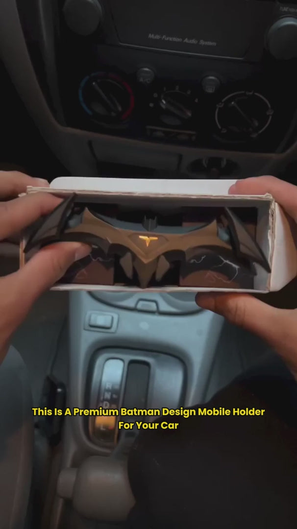 Batman Phone Holder in Car