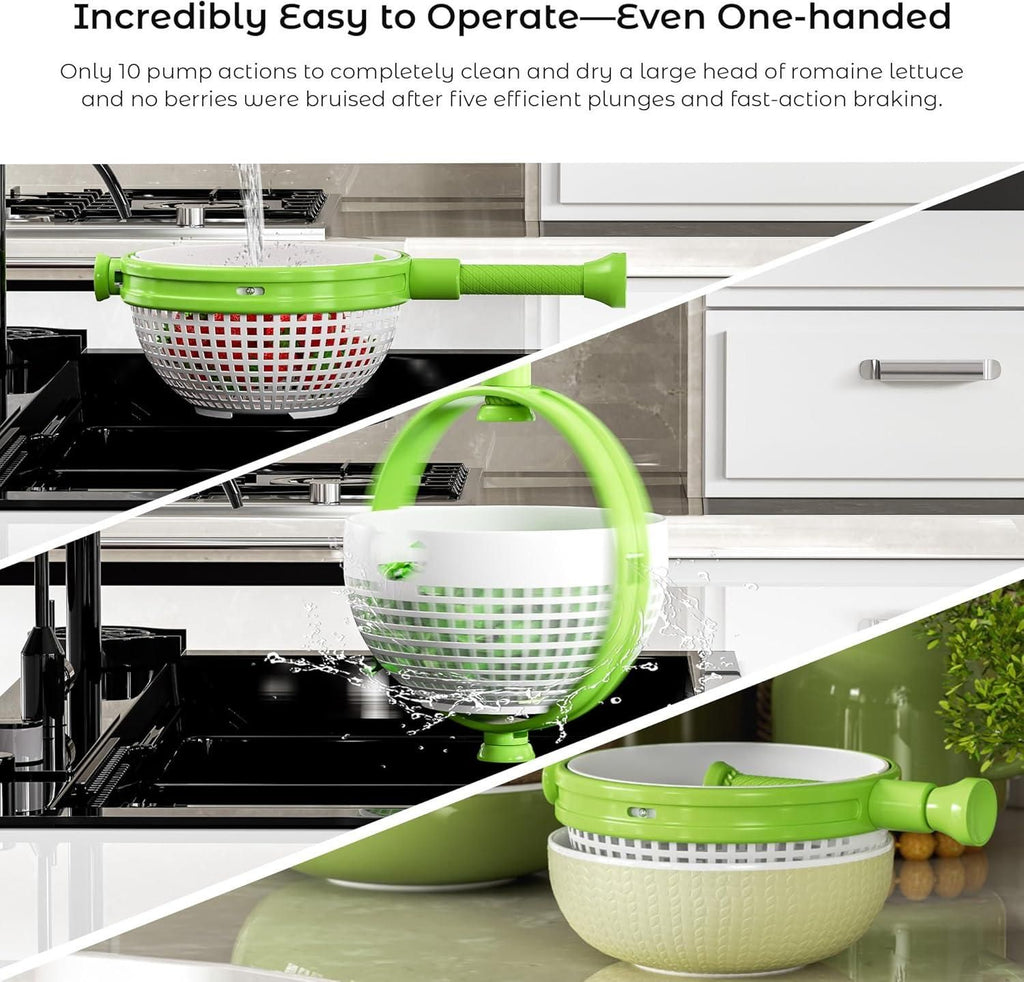 Spinning and Straining Colander