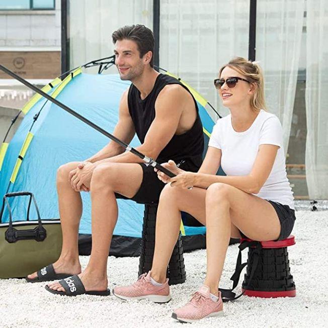 Leo Upgraded Folding Stool – Lightweight, Portable & Adjustable Travel Chair