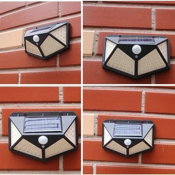 Solar Lights – Bright Solar Wireless Security Motion Sensor Light (100 LED)
