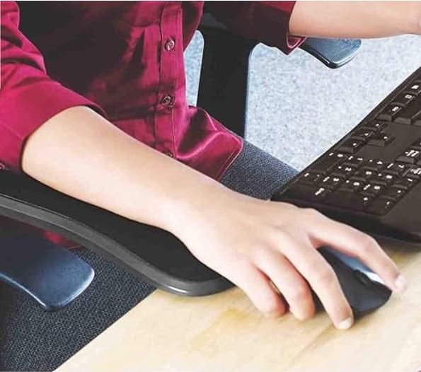 Ergonomic Desk Arm & Wrist Rest Pad – Comfortable Support for Typing & Gaming