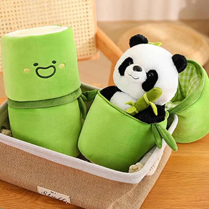 Bamboo Panda Soft Toy – Cute & Cuddly Plush Teddy Bear for Kids and Gifts