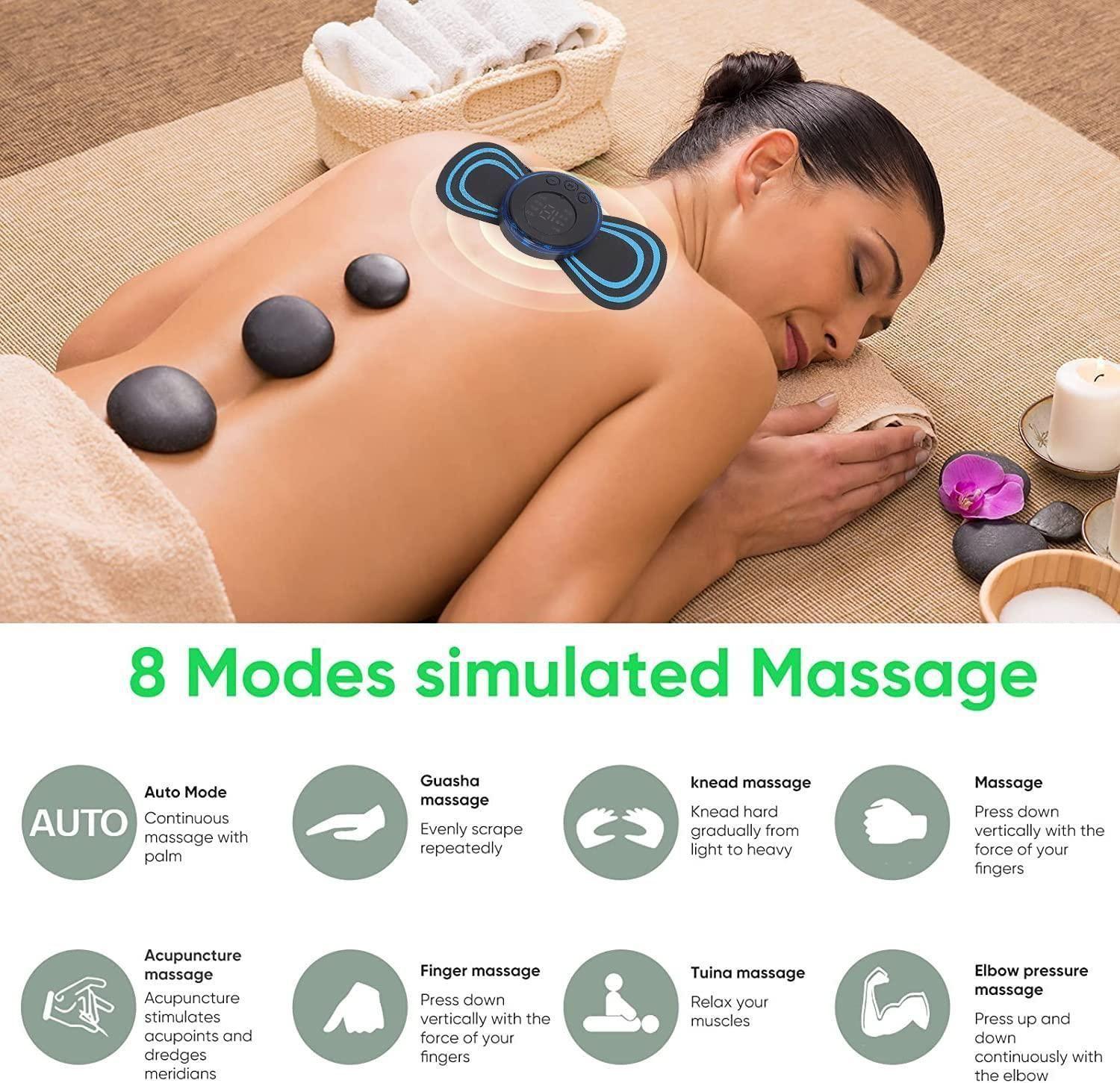 Mini Massager with 8 Modes & 19 Intensity Levels