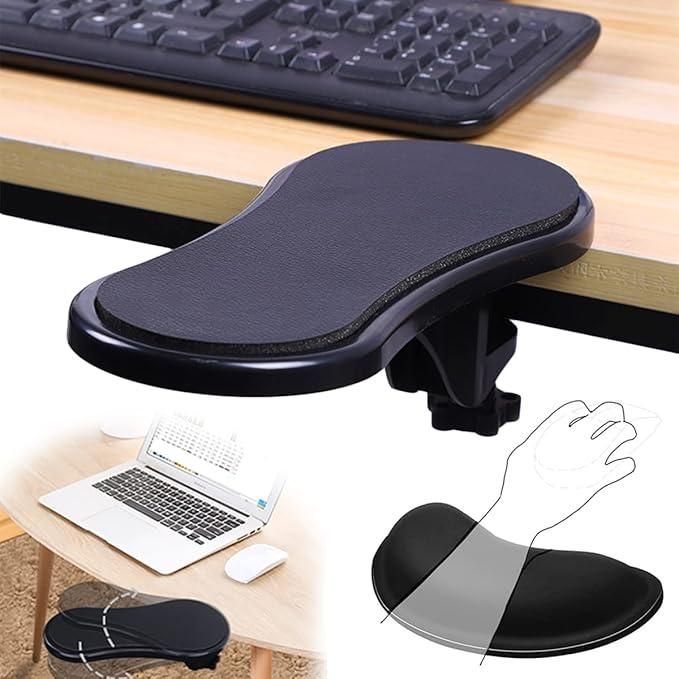 Ergonomic Desk Arm & Wrist Rest Pad – Comfortable Support for Typing & Gaming