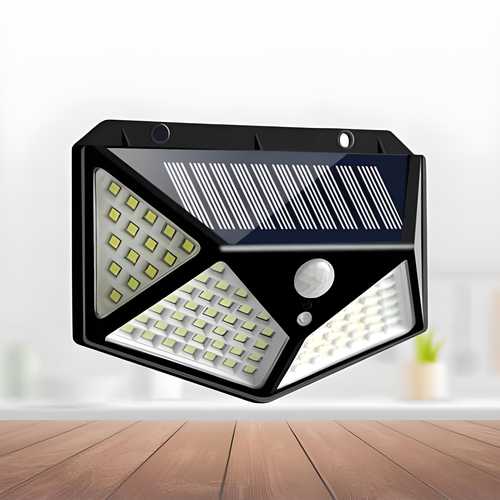 Solar Lights – Bright Solar Wireless Security Motion Sensor Light (100 LED)