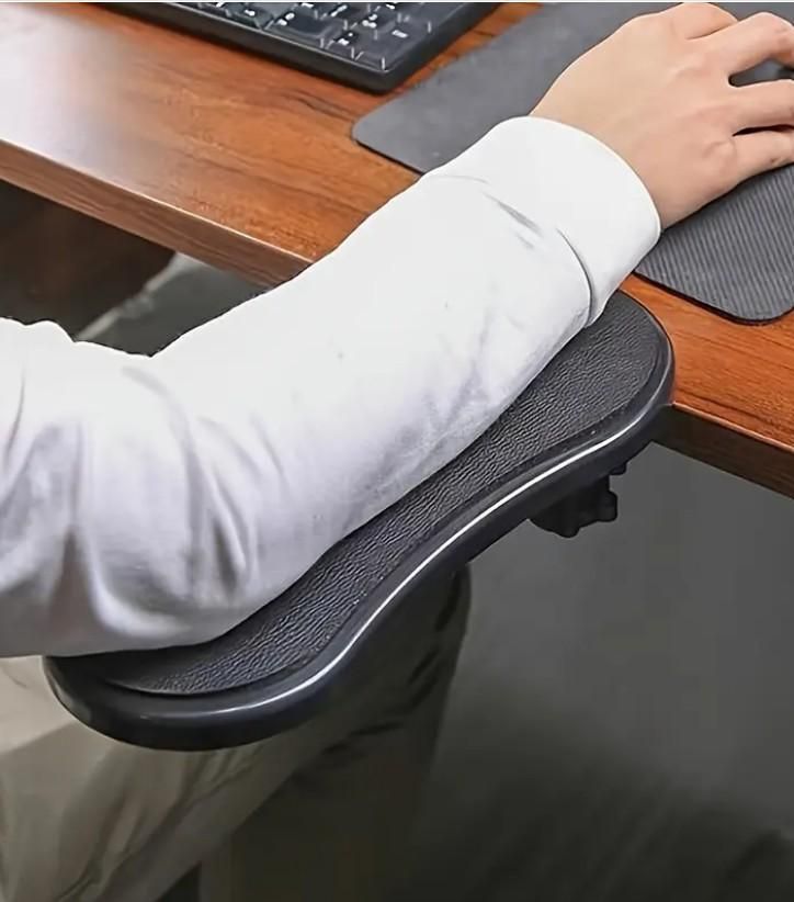 Ergonomic Desk Arm & Wrist Rest Pad – Comfortable Support for Typing & Gaming