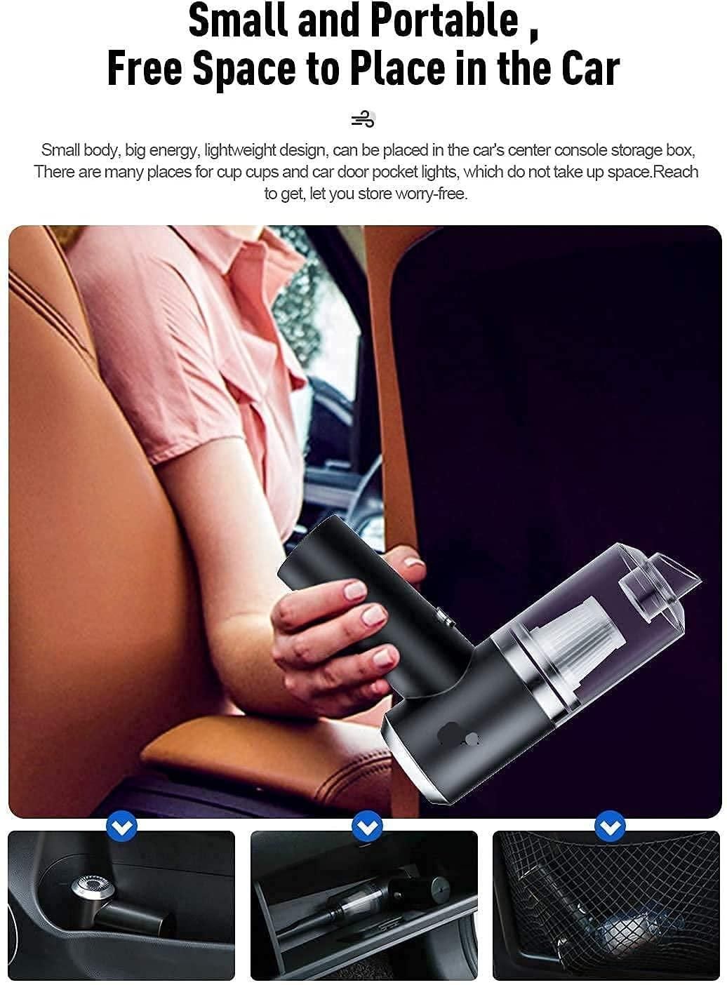 Wireless Air Duster & Vacuum – BD Portable 2-in-1 Cleaner for PC, Car & Desk