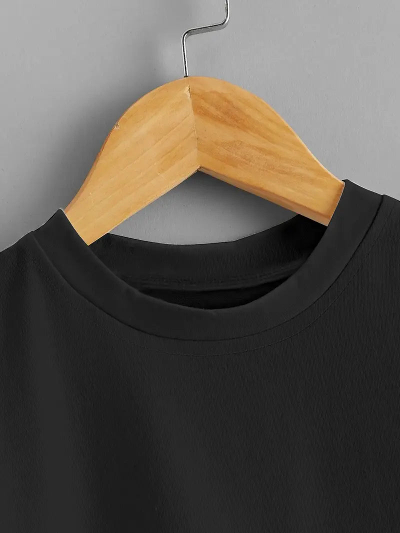 KEESOR Men’s Printed Round Neck T-Shirt – Casual Graphic Tee for Men