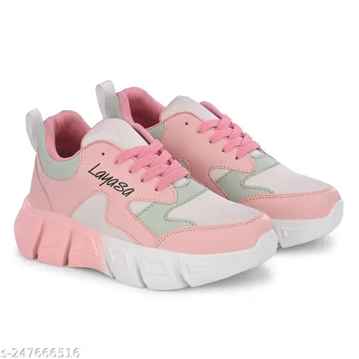 Layasa New Women's Stylish Casual Sports Sneakers | Walking Sneakers Shoes | Partywear Sneakers | Running Sneakers For Women's and Girl