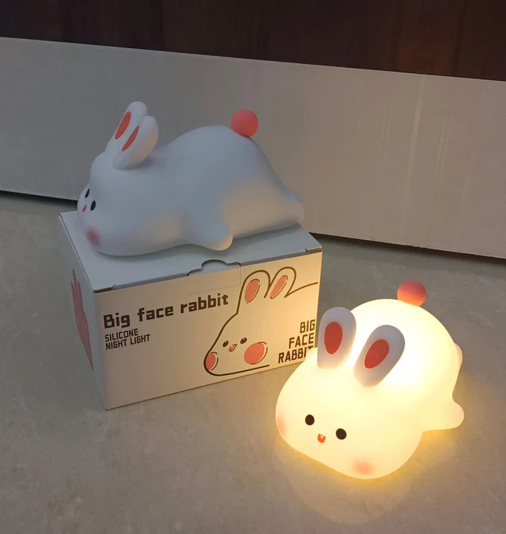 Touch-Control Bunny LED Night Light – Safe & Cute
