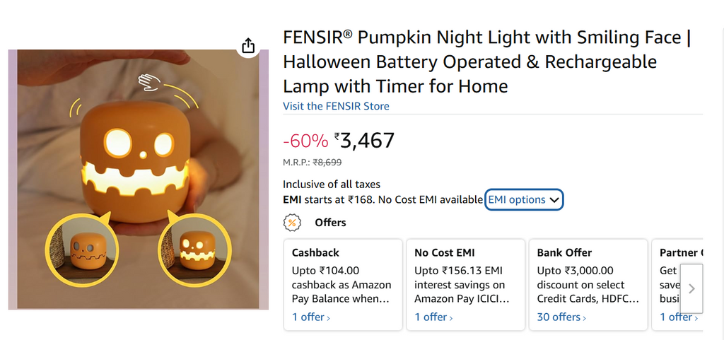 Pumpkin Lamp