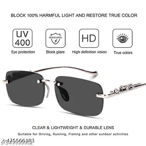 Cartier Black & Silver Luxury Sunglasses – Bold & Elegant Designer Eyewear
