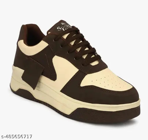 Xybo Brown Casual Sports Sneakers for Women & Girls | Stylish, Lightweight, Comfortable Running & Walking Shoes