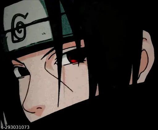 Men’s Oversized Itachi Uchiha Printed T-Shirt – Anime Graphic Tee | Stylish & Comfortable Casual Wear