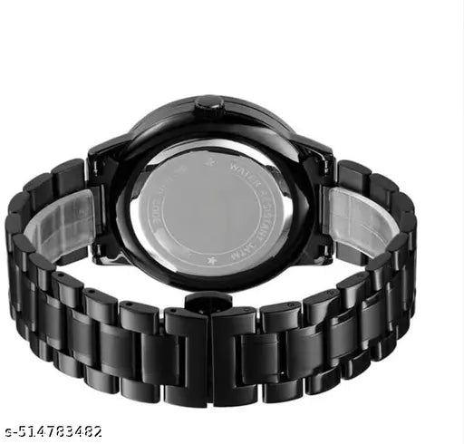 Men's Car Wheel Watch with Spinning Car Rim Hub Design|| Analog Stainless Steel || Quartz Movement|| Water Resistant, Scratch Resistant
