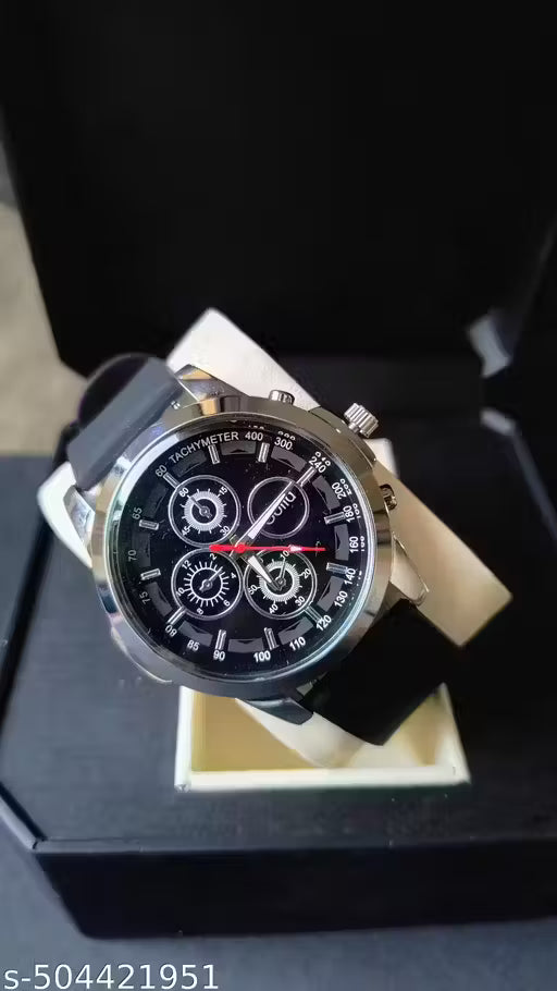 New Trading Casual Silicon Strap men watch Pack of -1