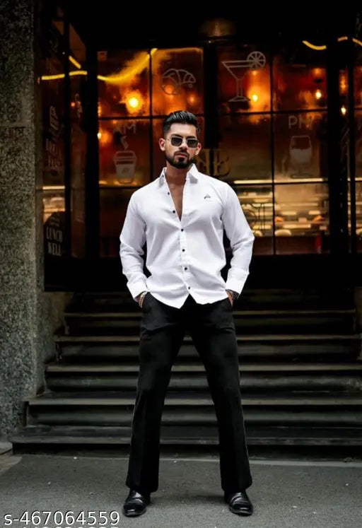 Men’s Premium Heavy Popcorn Fabric Shirt – High Quality & Stylish