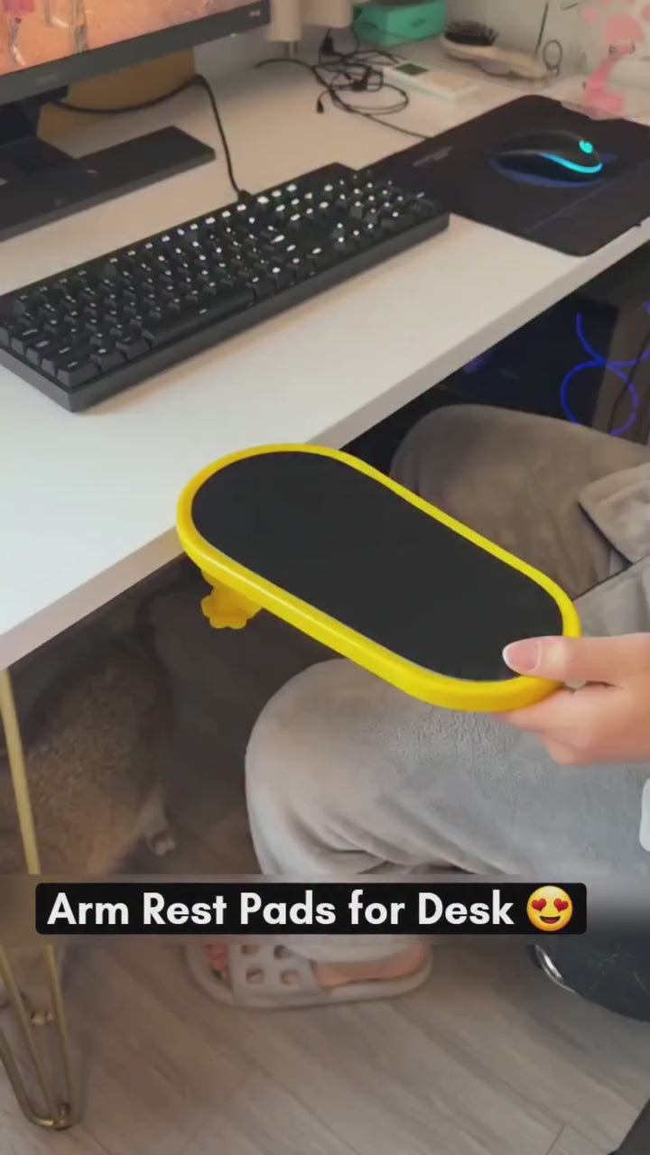 Ergonomic Desk Arm & Wrist Rest Pad – Comfortable Support for Typing & Gaming