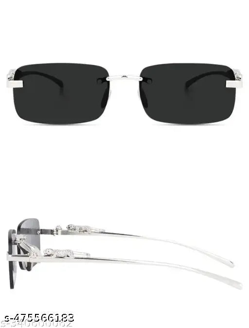 Cartier Black & Silver Luxury Sunglasses – Bold & Elegant Designer Eyewear