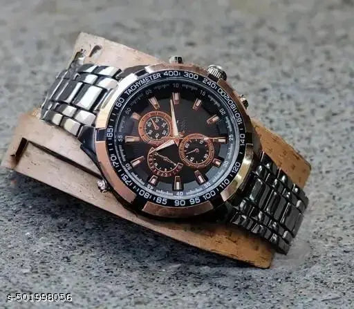 Trendy Metal Wrist Watch