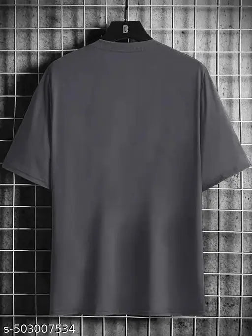 KEESOR Men’s Printed Round Neck T-Shirt – Casual Graphic Tee for Men