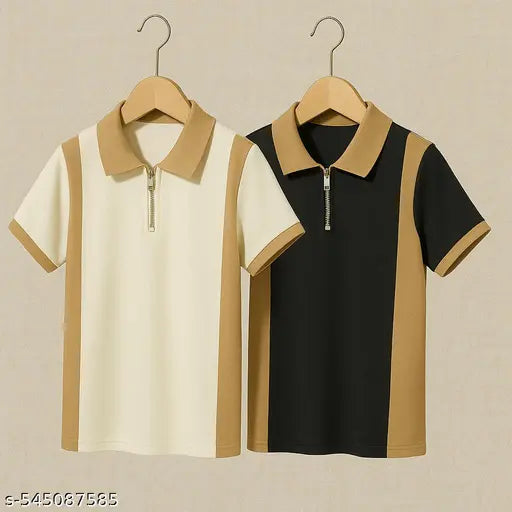 Men's Polo T-Shirt – Classic Cotton Blend Tshirt with Collar | Casual & Smart Wear