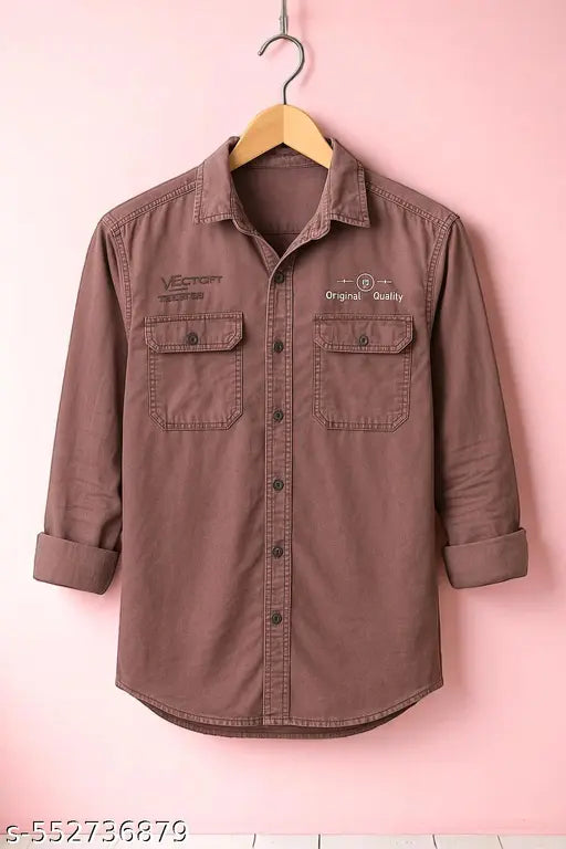 RFD Cotton Denim Shirt for Men – Stylish & Comfortable Casual Wear