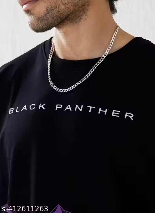 Men’s  Oversized T-Shirt – Black Panther Edition